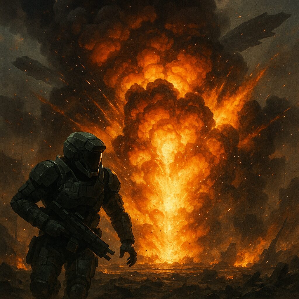 Call of Duty Infinite Warfare blowing up